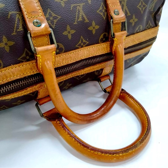 Louis Vuitton LV Travel Bag Sacsport Brown Monogram made in France ๐ซ๐ท 874 .V.L - Picture 4 of 8